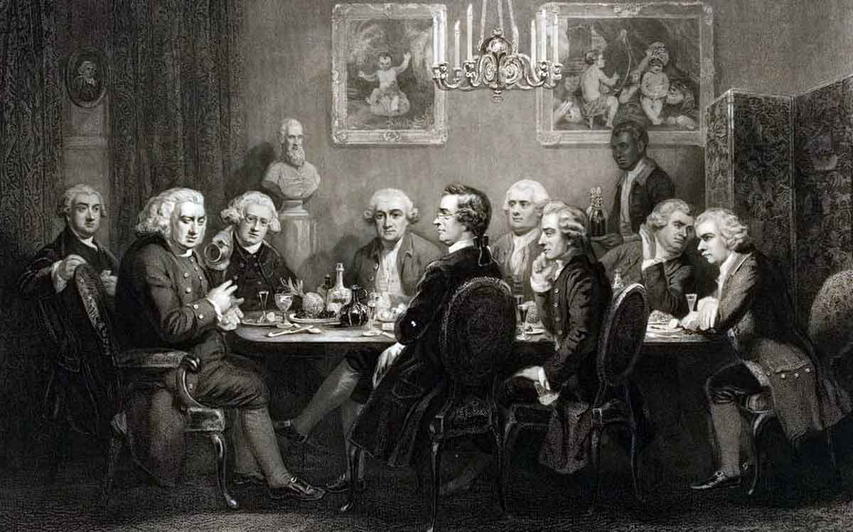 a literary party samuel johnson