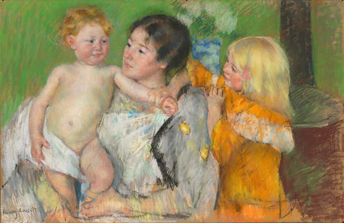 after bath mary cassatt 1901