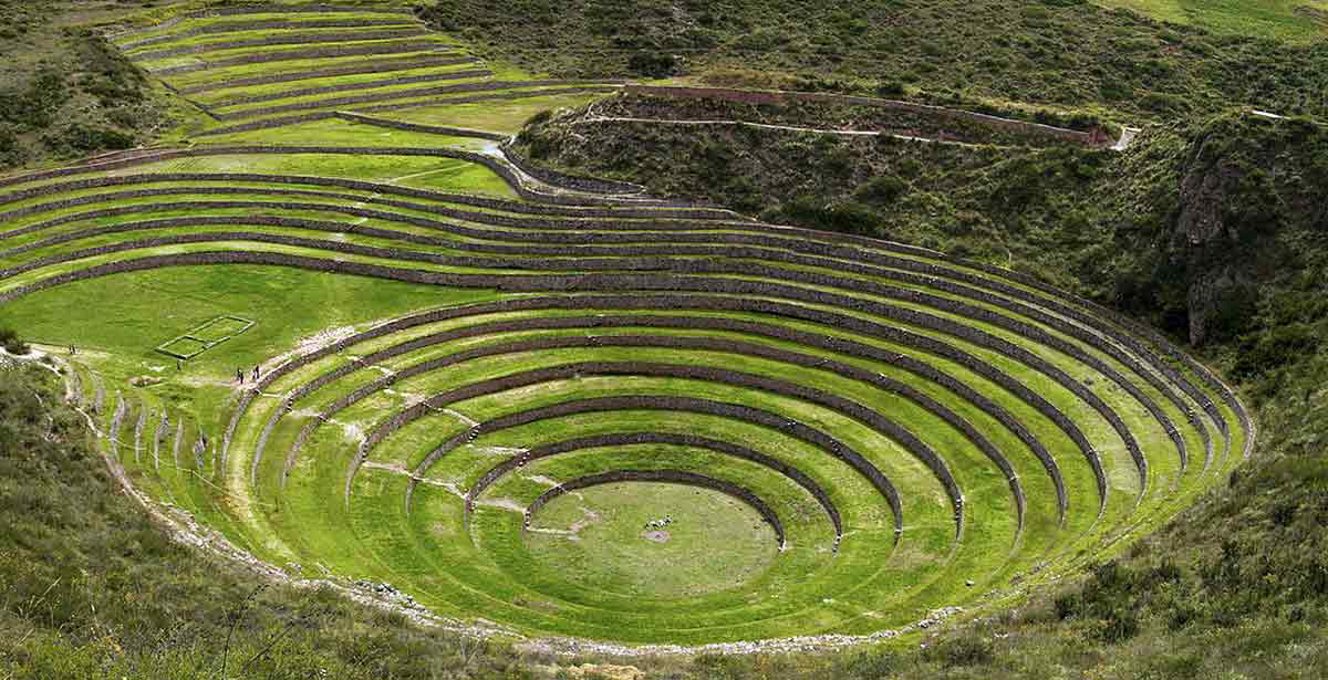agricultural terraces sacred valley incas peru