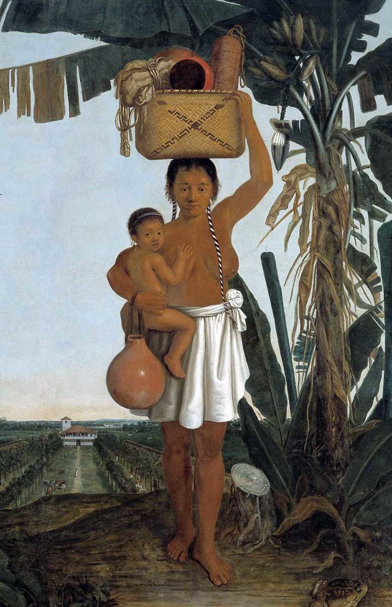 albert eckhout tupi woman painting