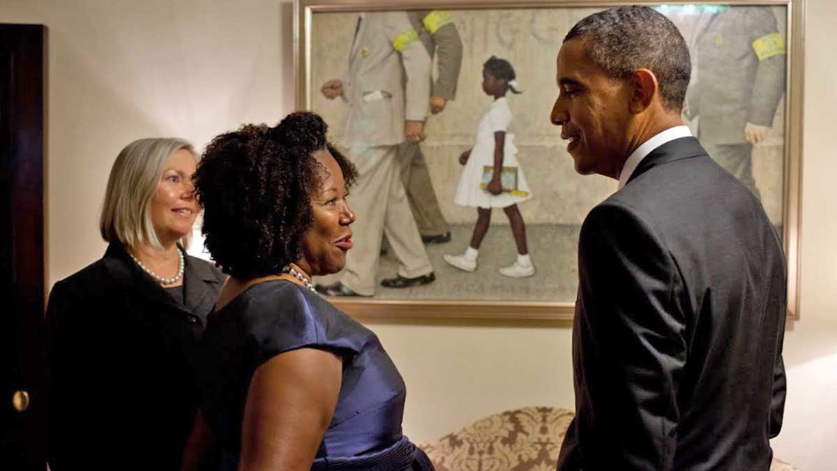 barack obama ruby bridges