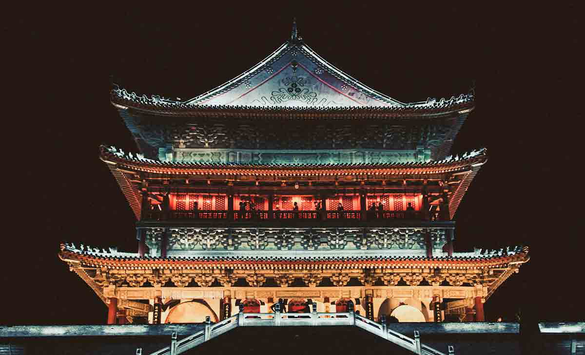 bell tower roof xian