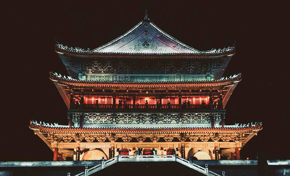 bell tower roof xian