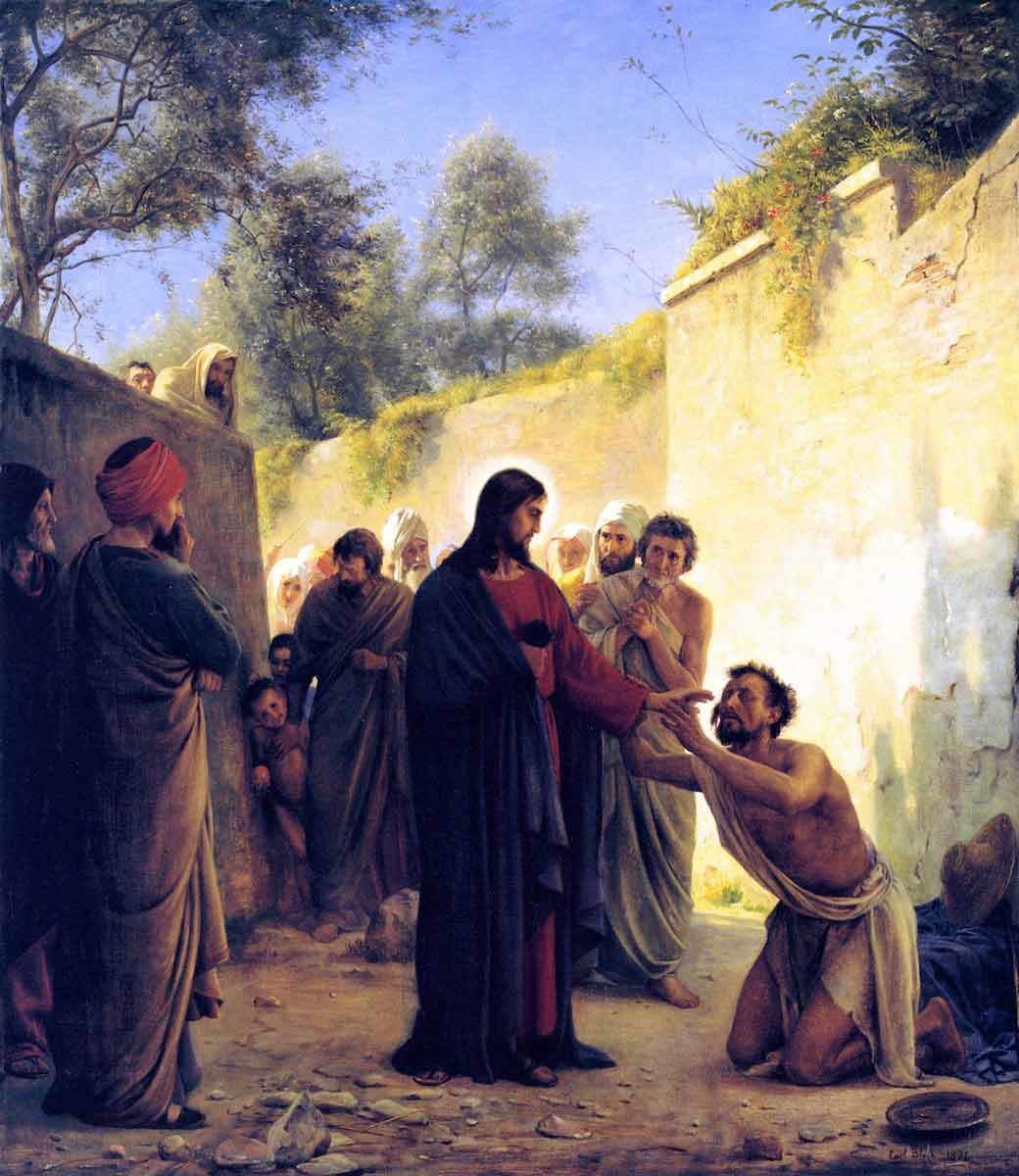bloch healing blind man painting gnostic christianity