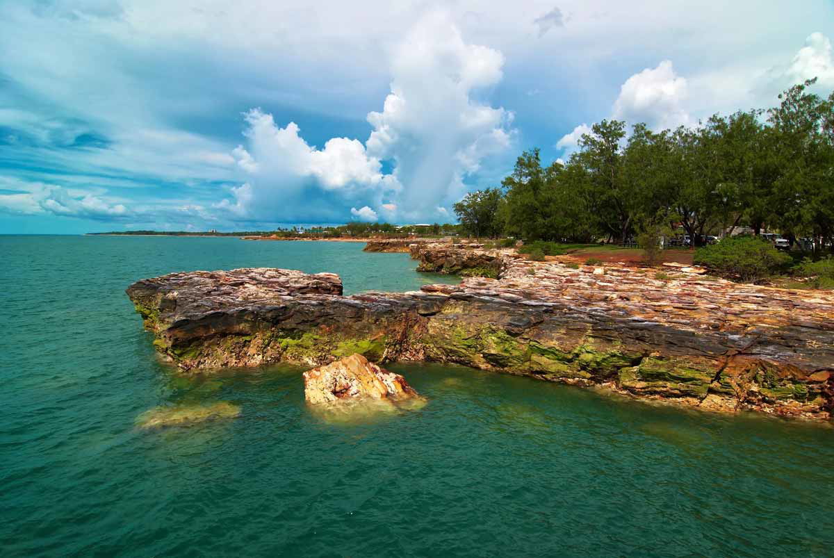 bombing darwin coastline
