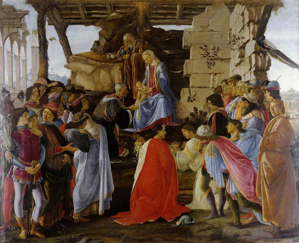 botticelli adoration of magi painting