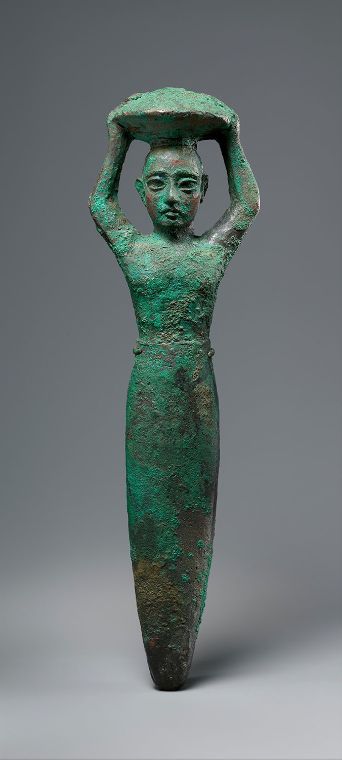 bronzee statuette shulgi