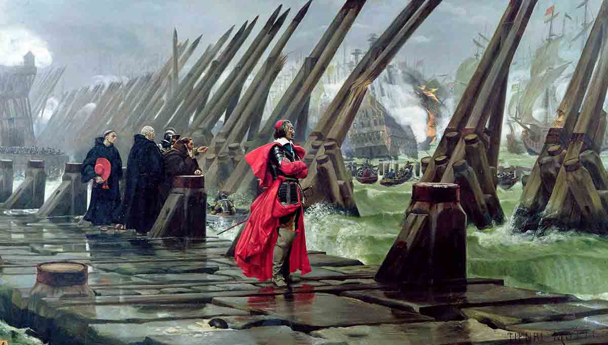 cardinal richelieu siege la rochelle