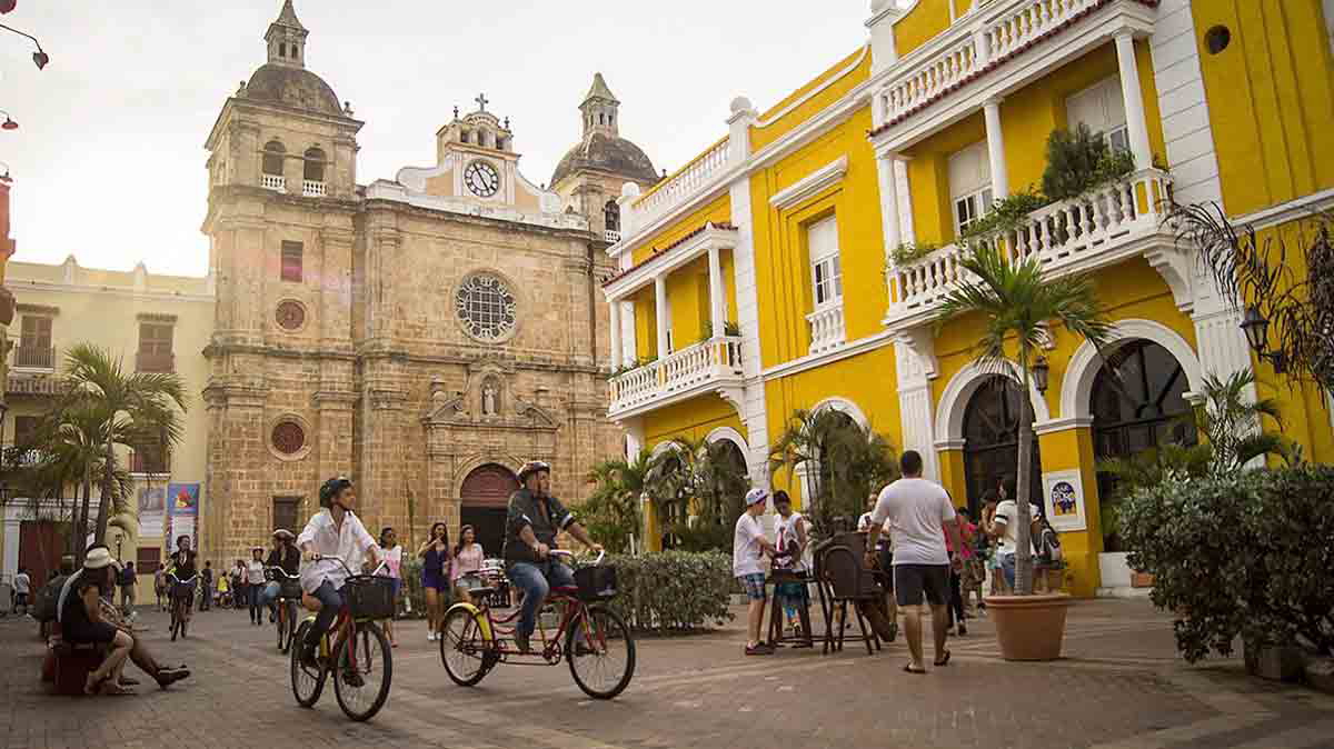 cartagena walled town colombia
