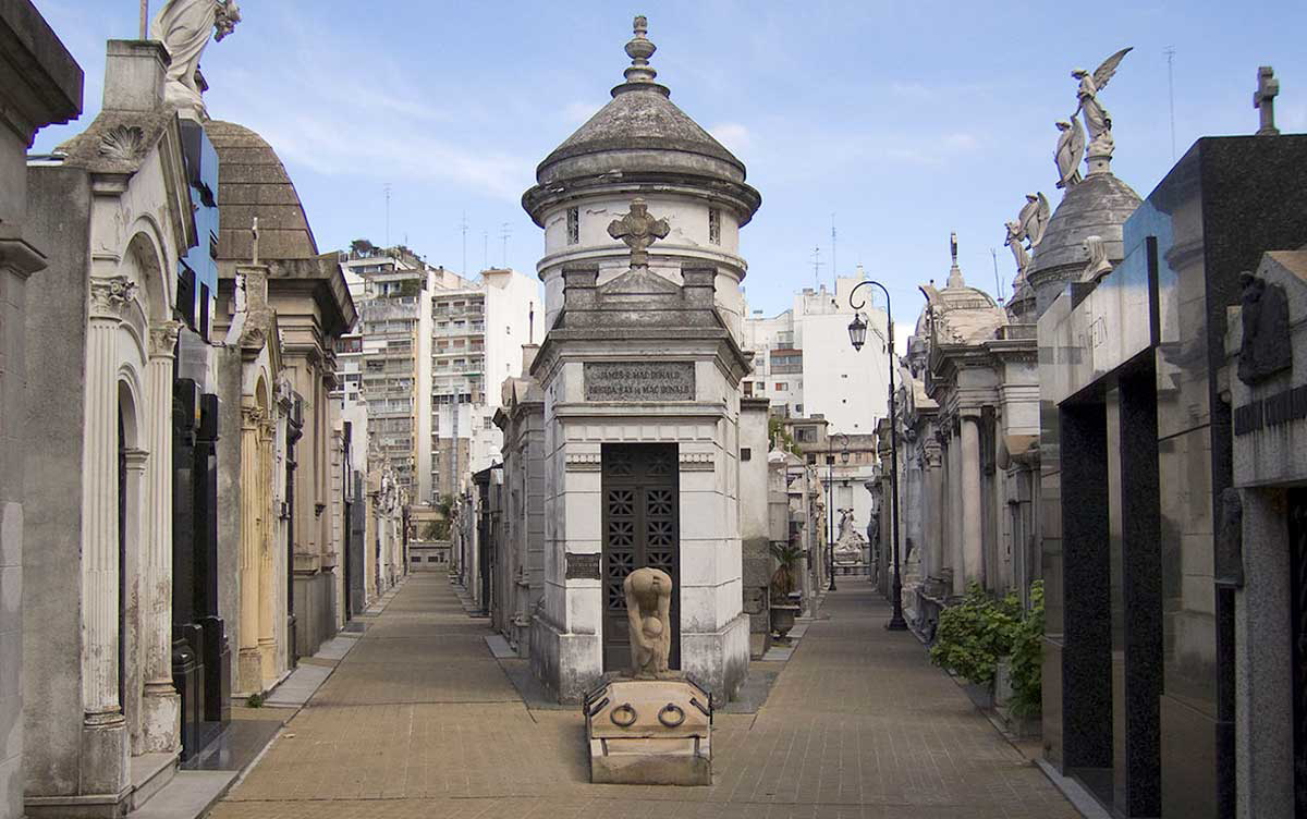 cemeterio de la recoleta buenos aires argentina