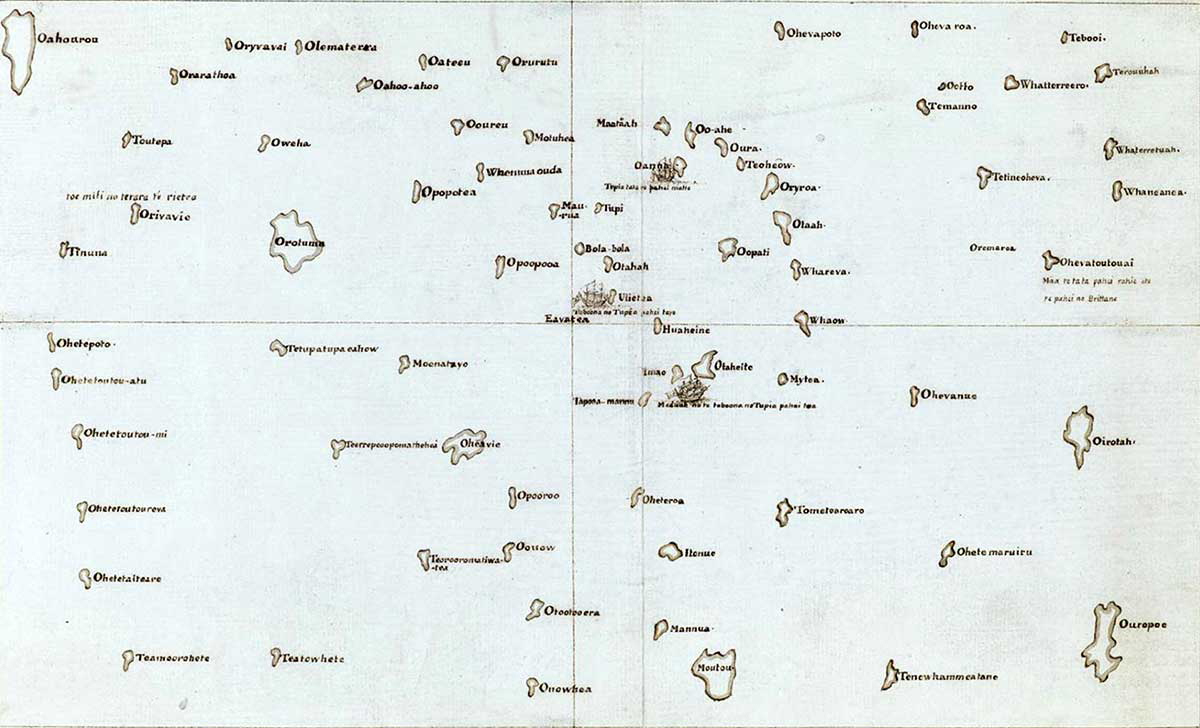 chart pacific islands cook