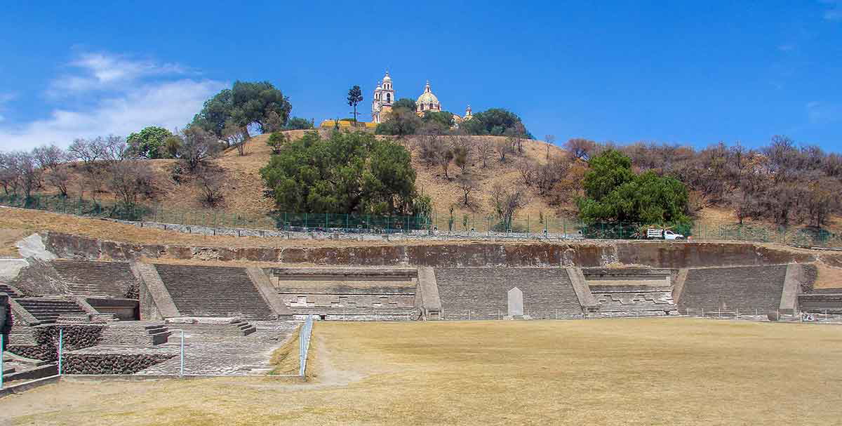 cholula pyramid archaeological excavations