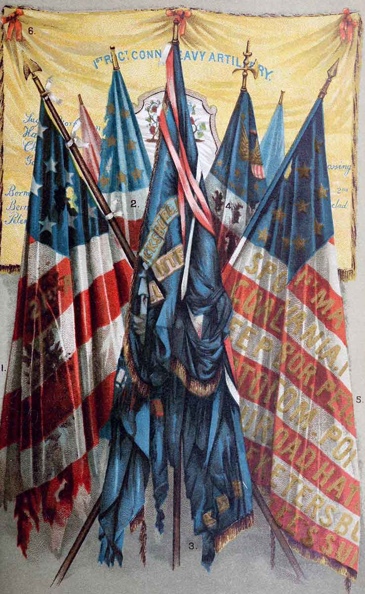 civil war flag painting