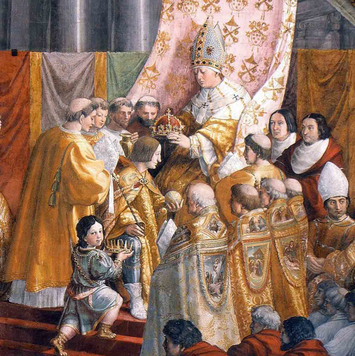 coronation of charlemagne