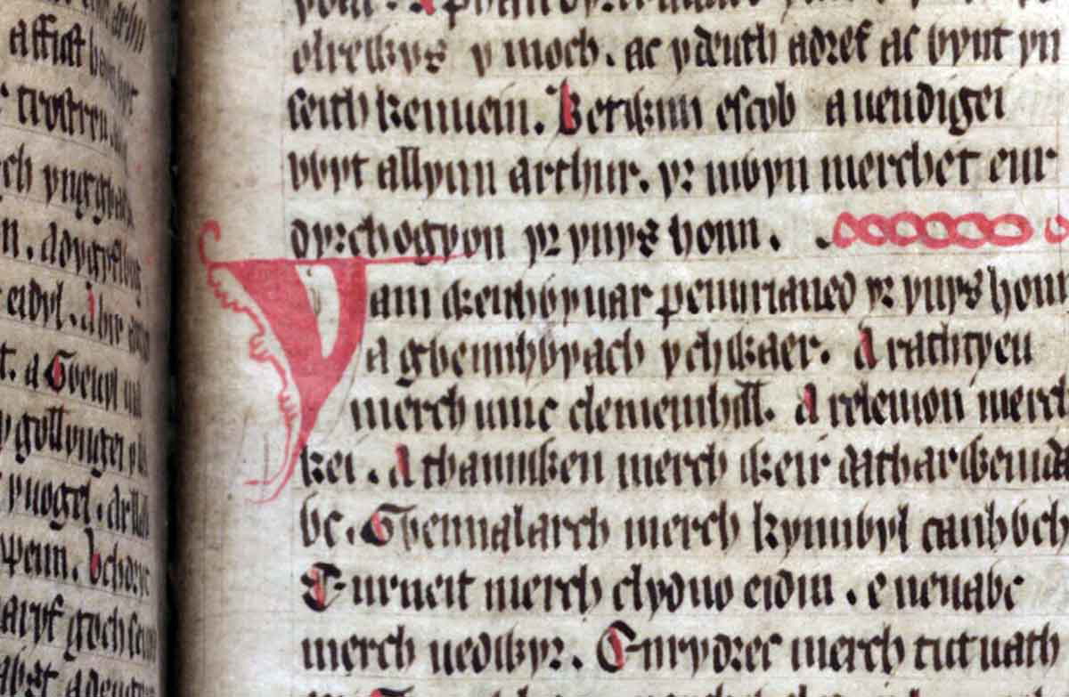culhwch olwen folio 203r gwenhwyfar gwenhwyfach