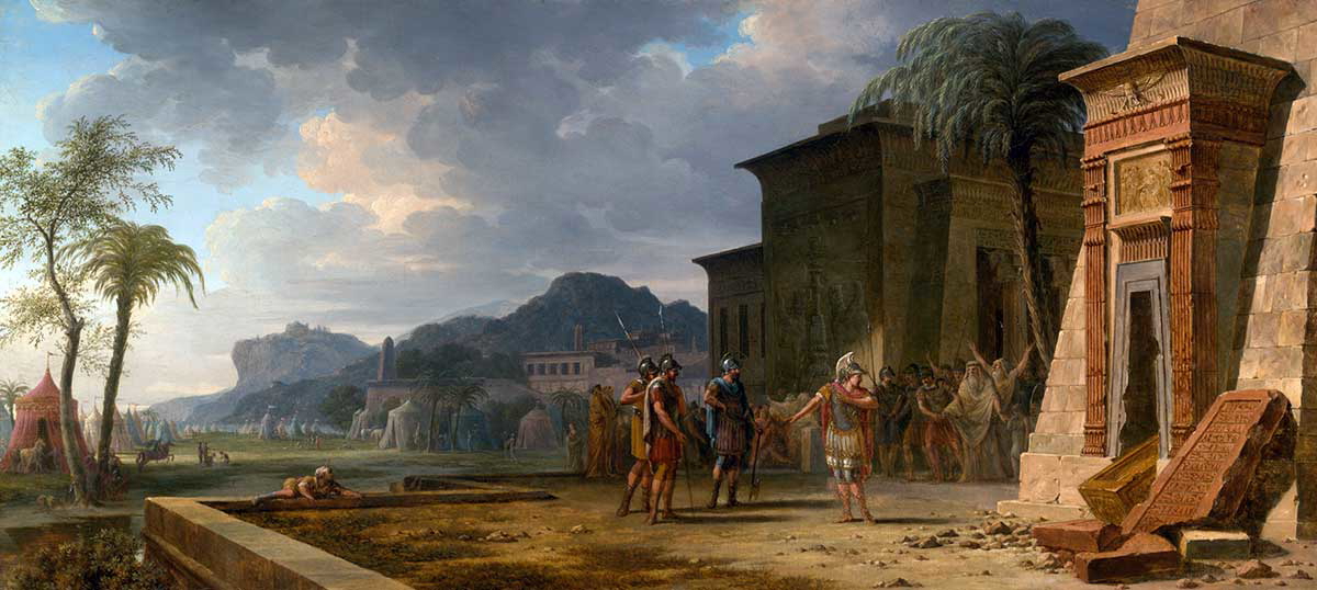 de valenciennes alexander at the tomb of cyrus the great painting