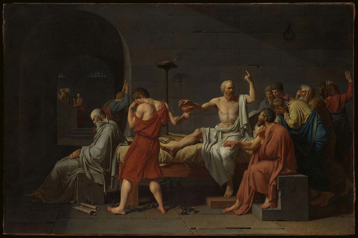 death of Socrates 1787 David Met