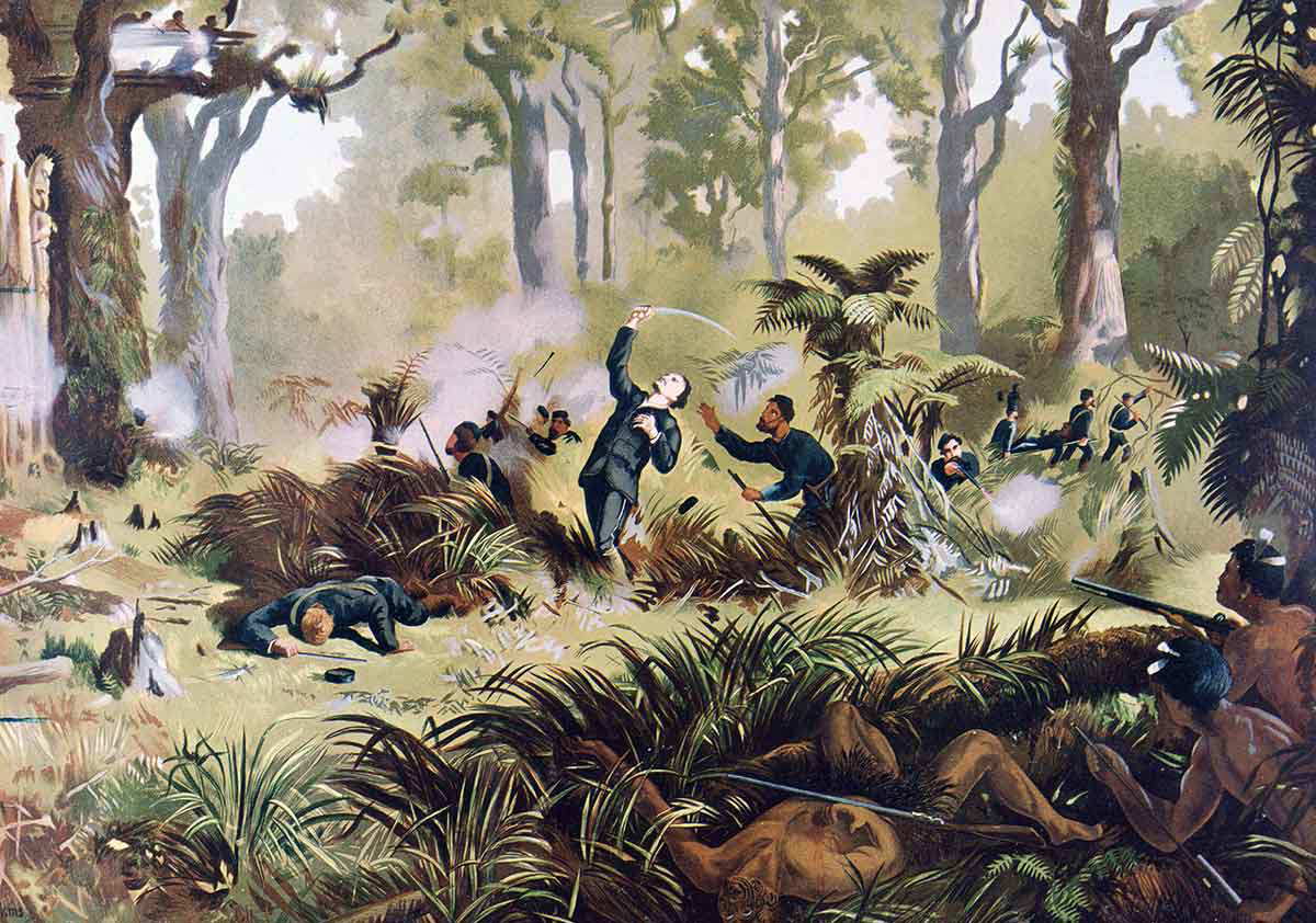 death of tempsky painting