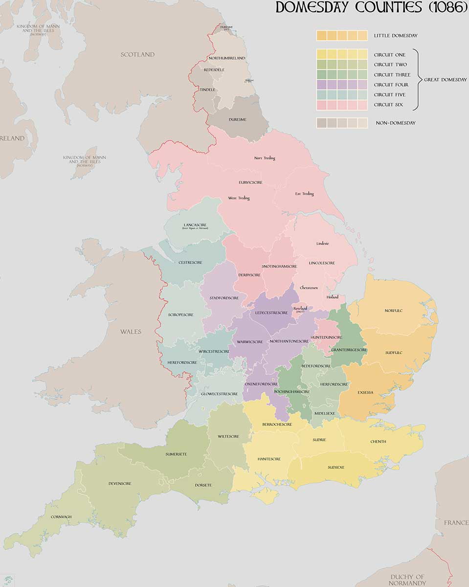 domesday book county circuits map