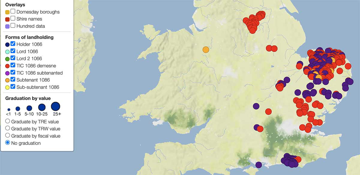 domesday book map
