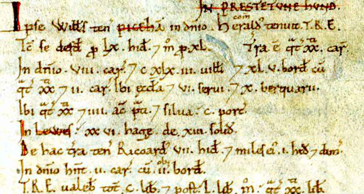 domesday entry patcham sussex
