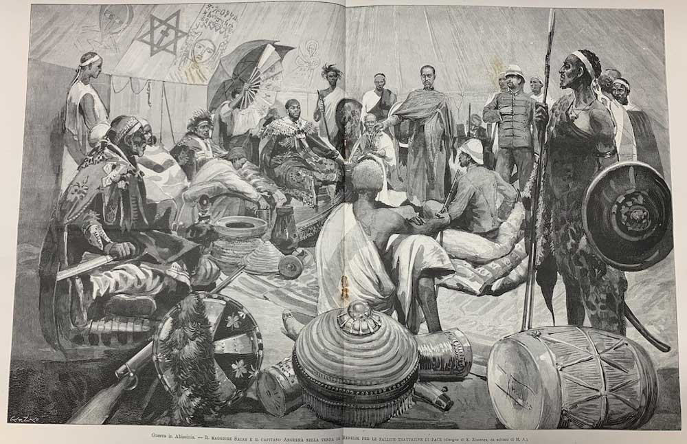 drawing italo ethipoian negotiations