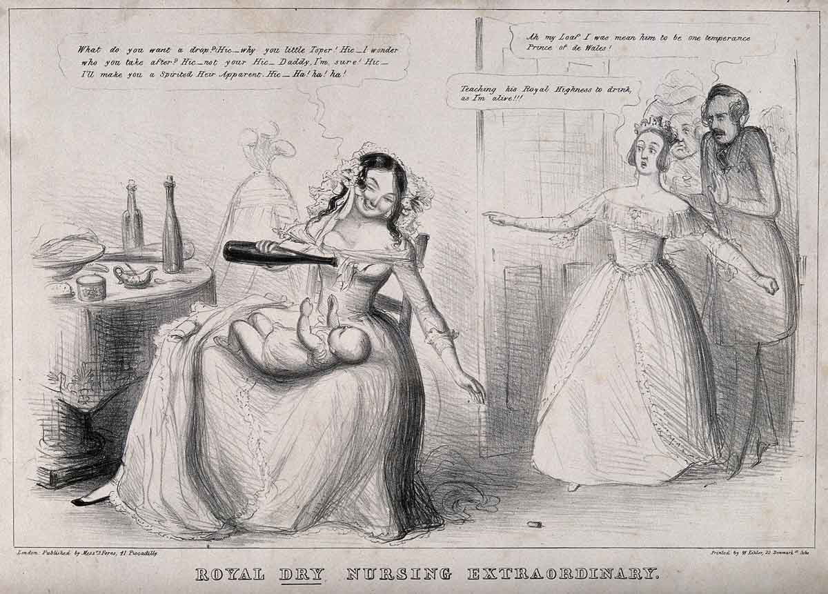 drunken wet nurse prince of wales edward vii queen victoria