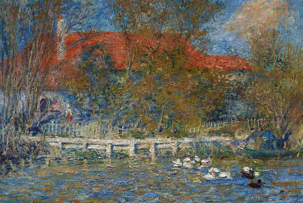 duck pond renoir