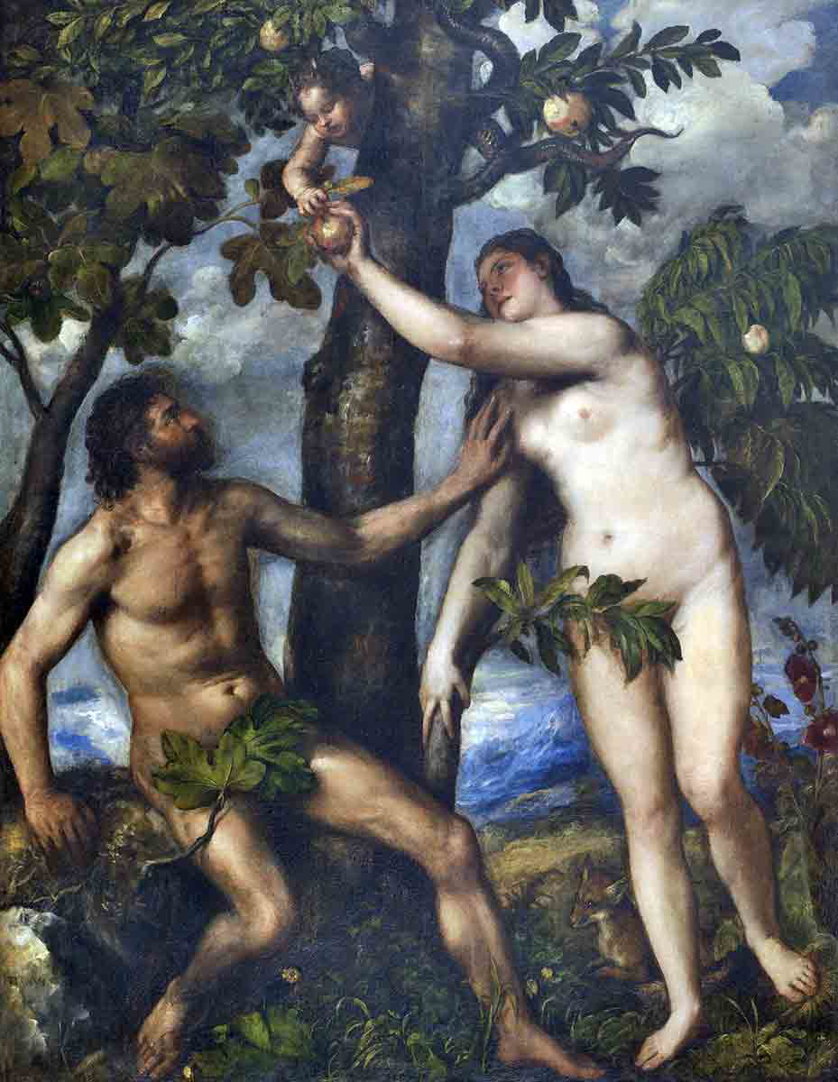 fall man titian painting