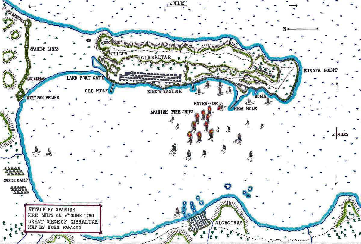 fire ship attack