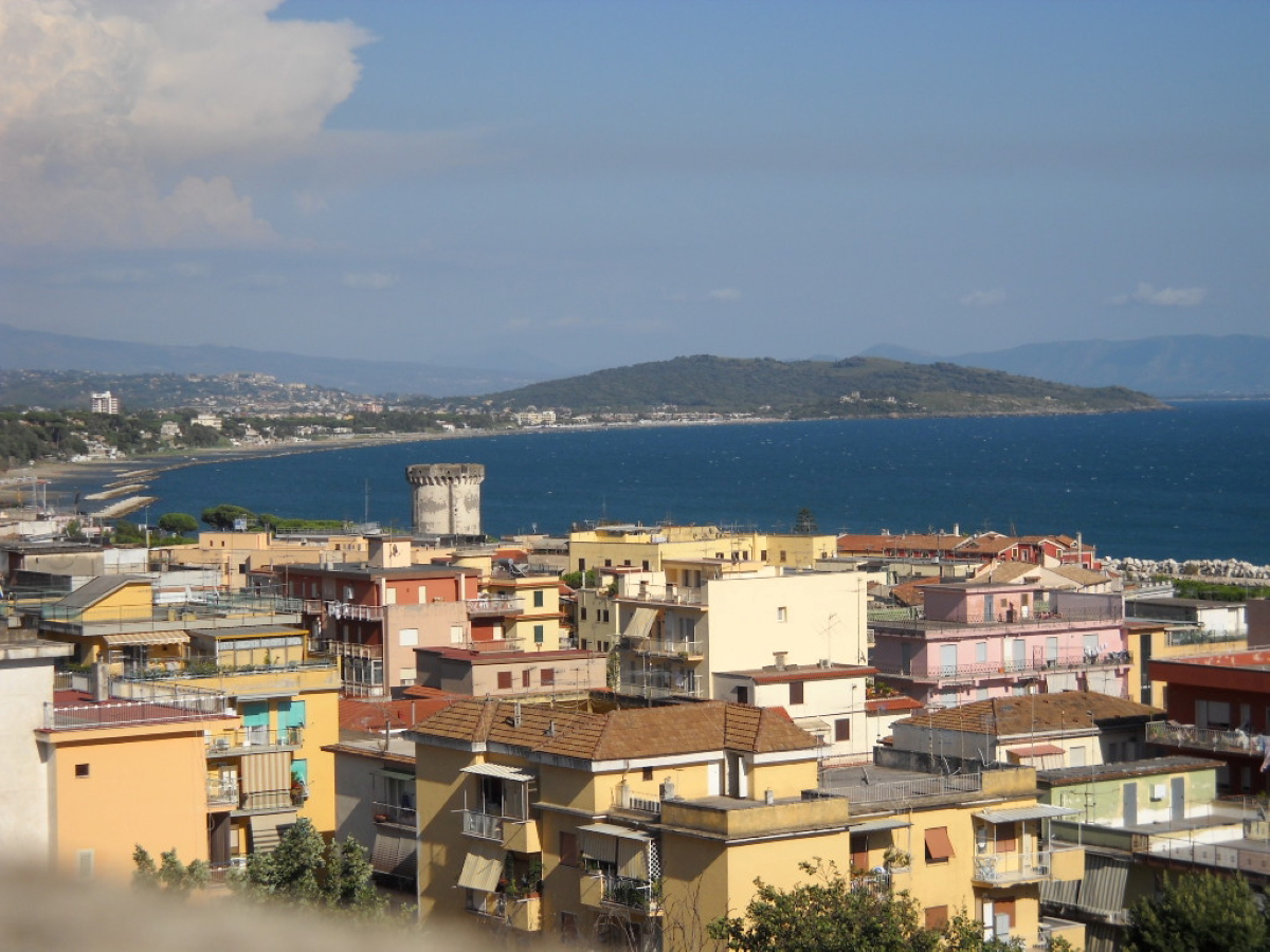 formia panorama from railway station italy
