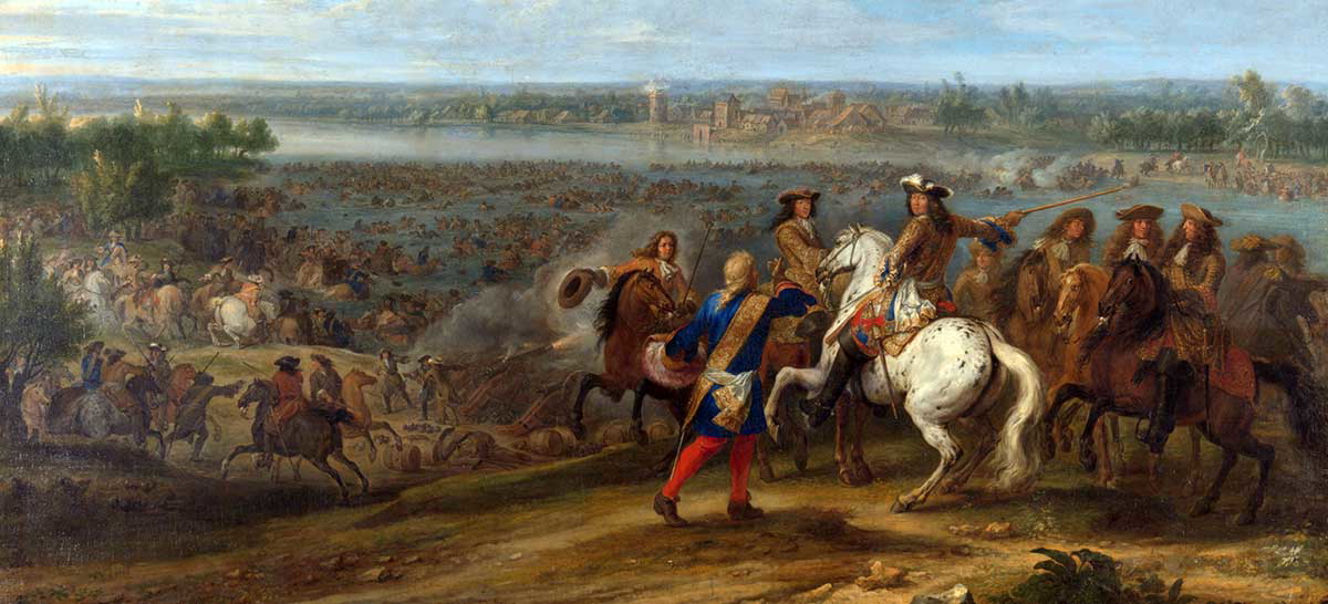 french army crosses the rhine