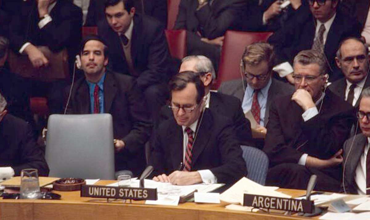 george bush united nations
