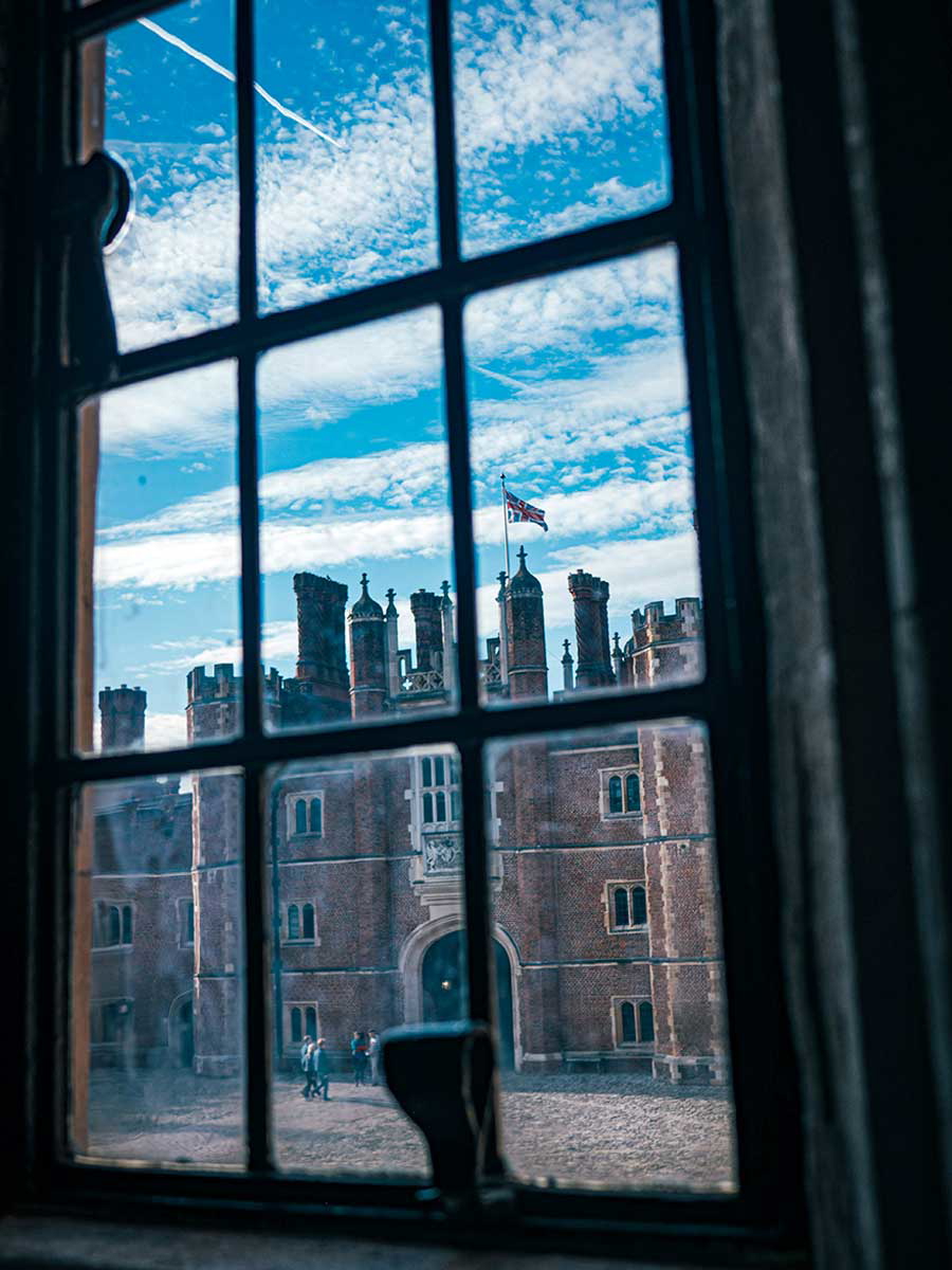 hampton court window view