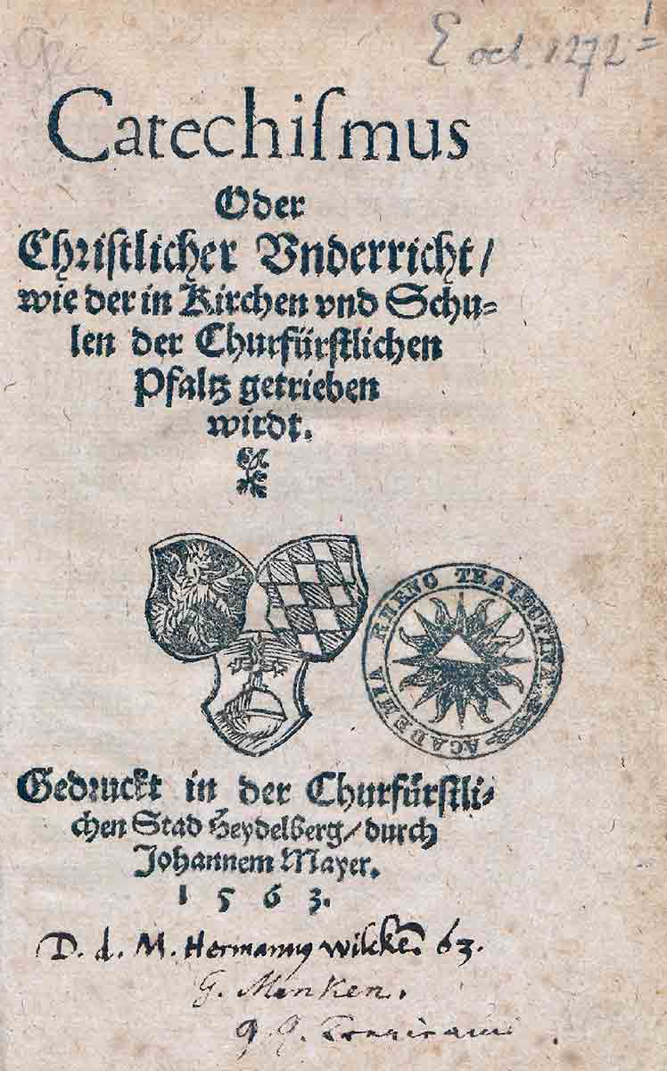 heidelberg catechism reformed churches
