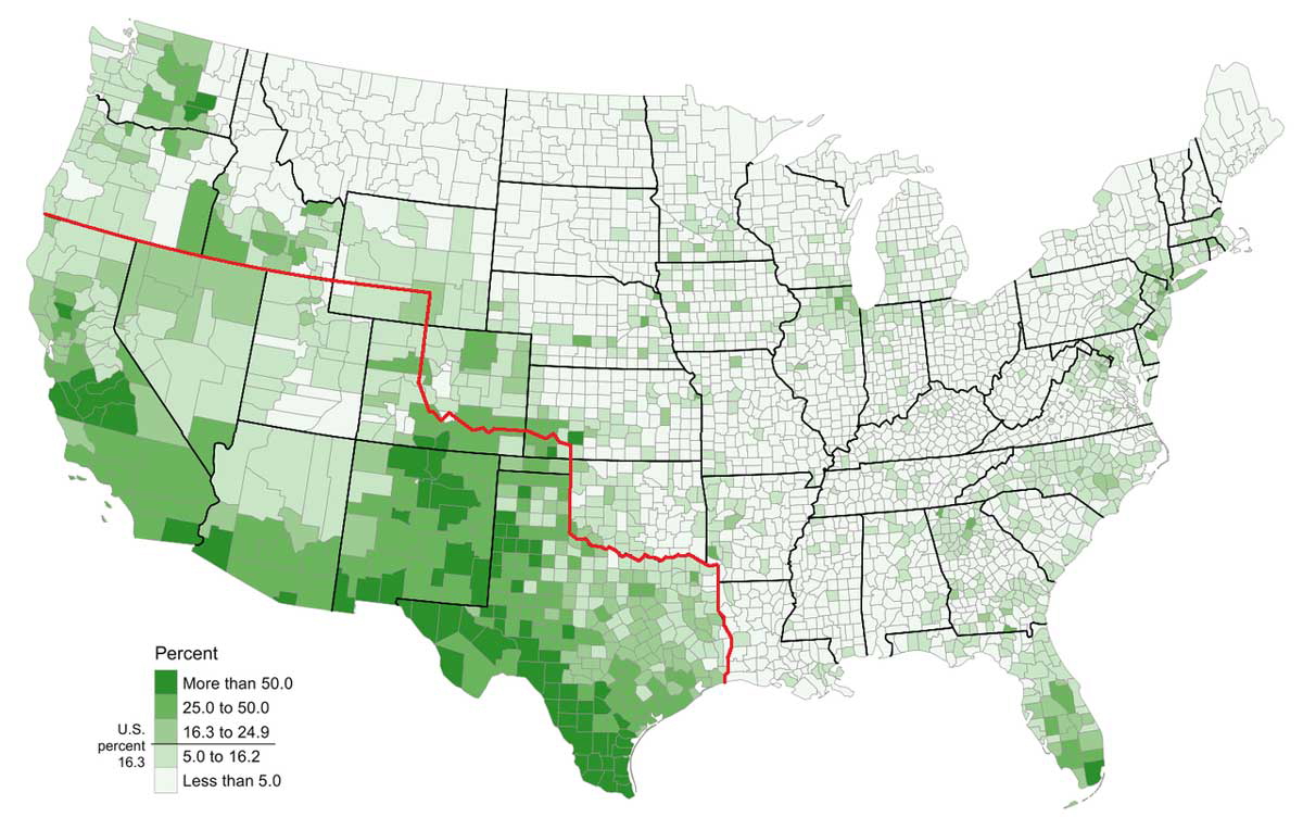 hispanic population in united states in 2010