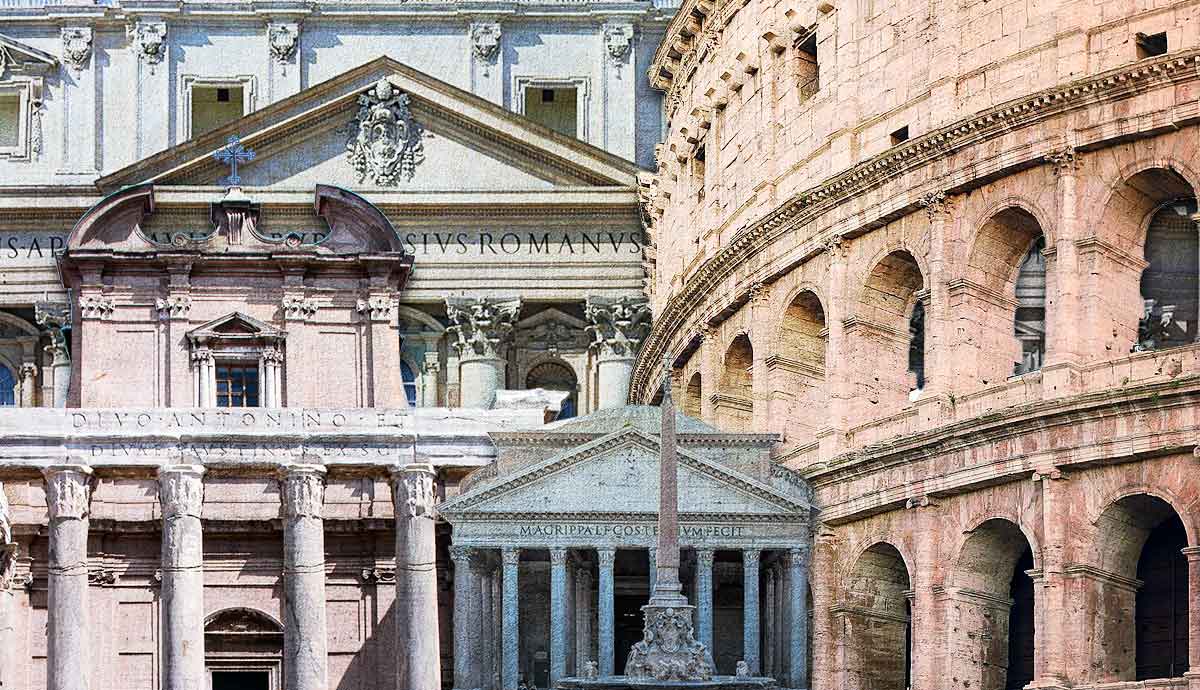 history rome monuments