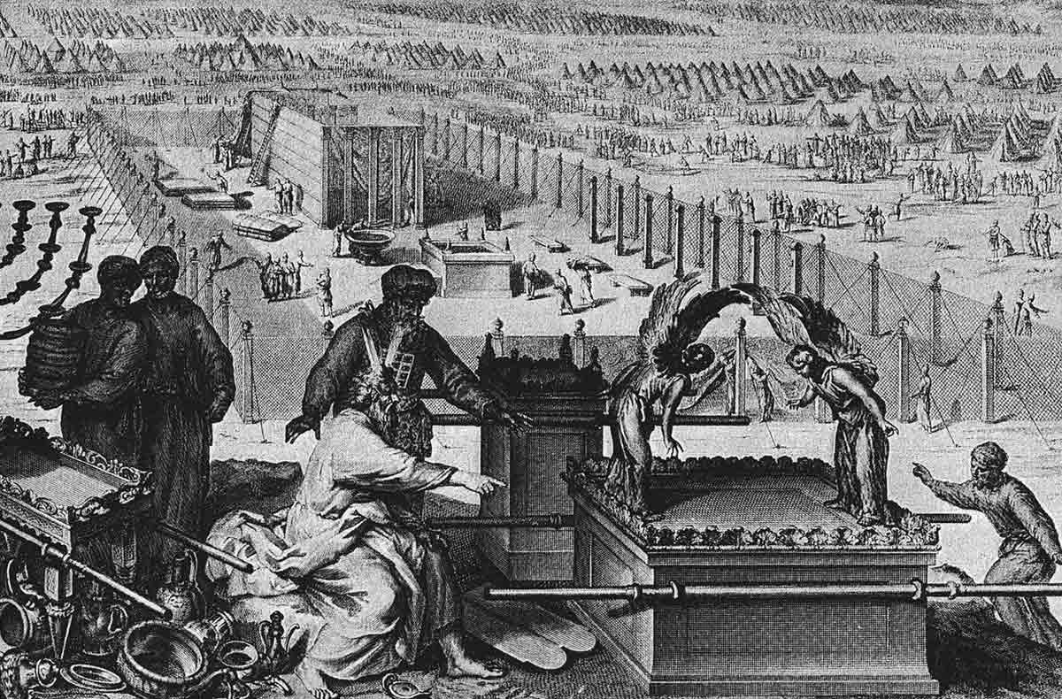 hoet the erection of the tabernacle and the sacred vessels engraving