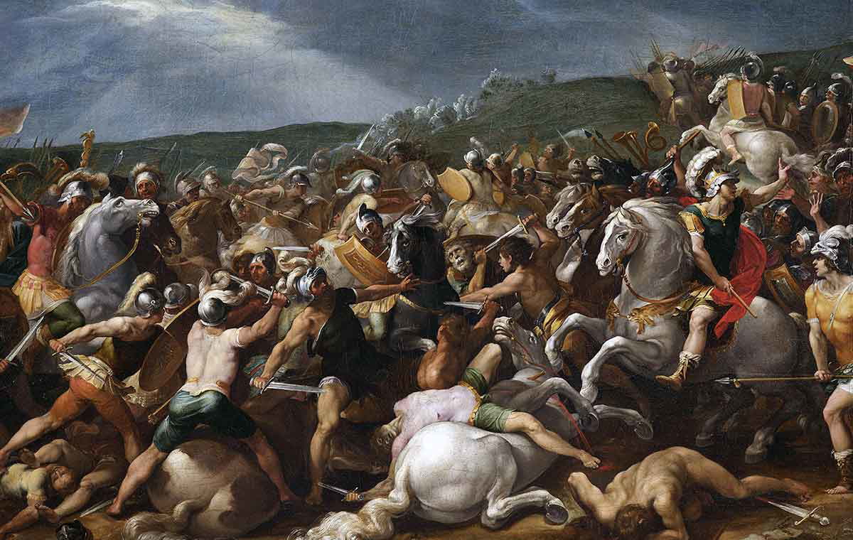 hostilius in battle roman king borghese