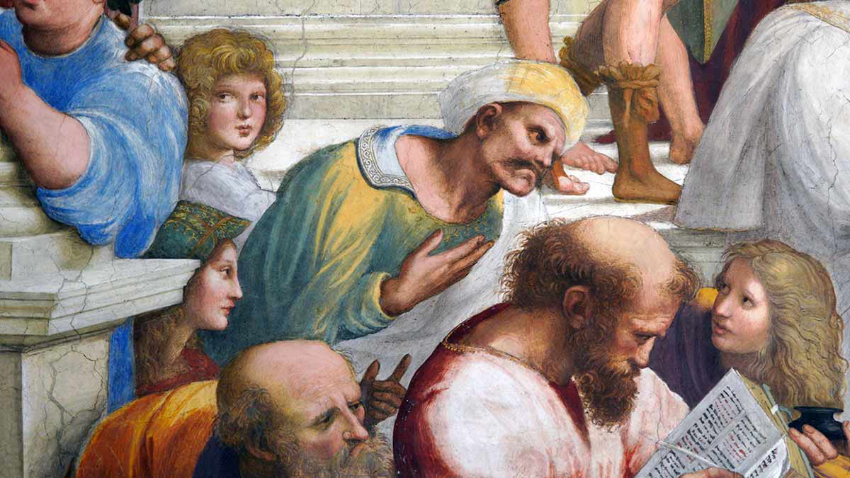 ibn rushd rafael school of athens