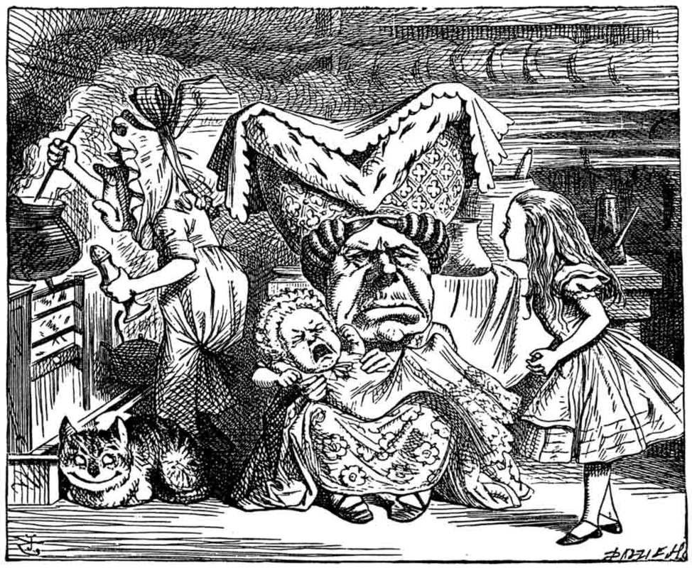 illustration alice sir john tenniel 1865