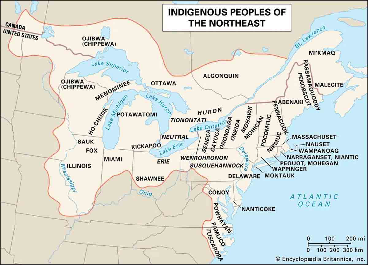 indigenous peoples northeast eastern woodlands indians great lakes
