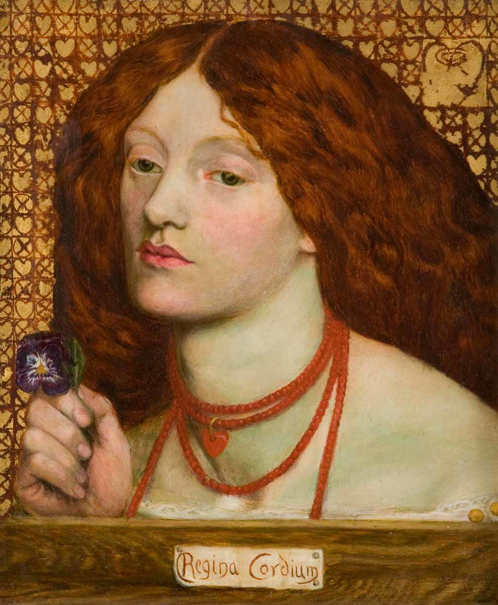 inspirational women rossetti regina painting