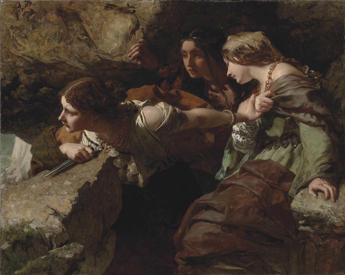 james sant courage anxiety despair painting