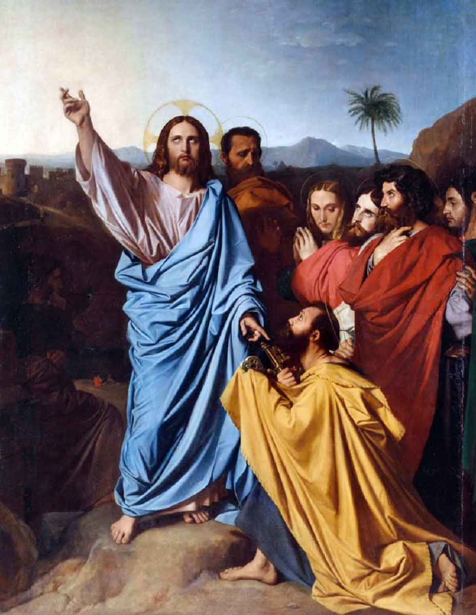 jesus returning keys st peter papal supremacy