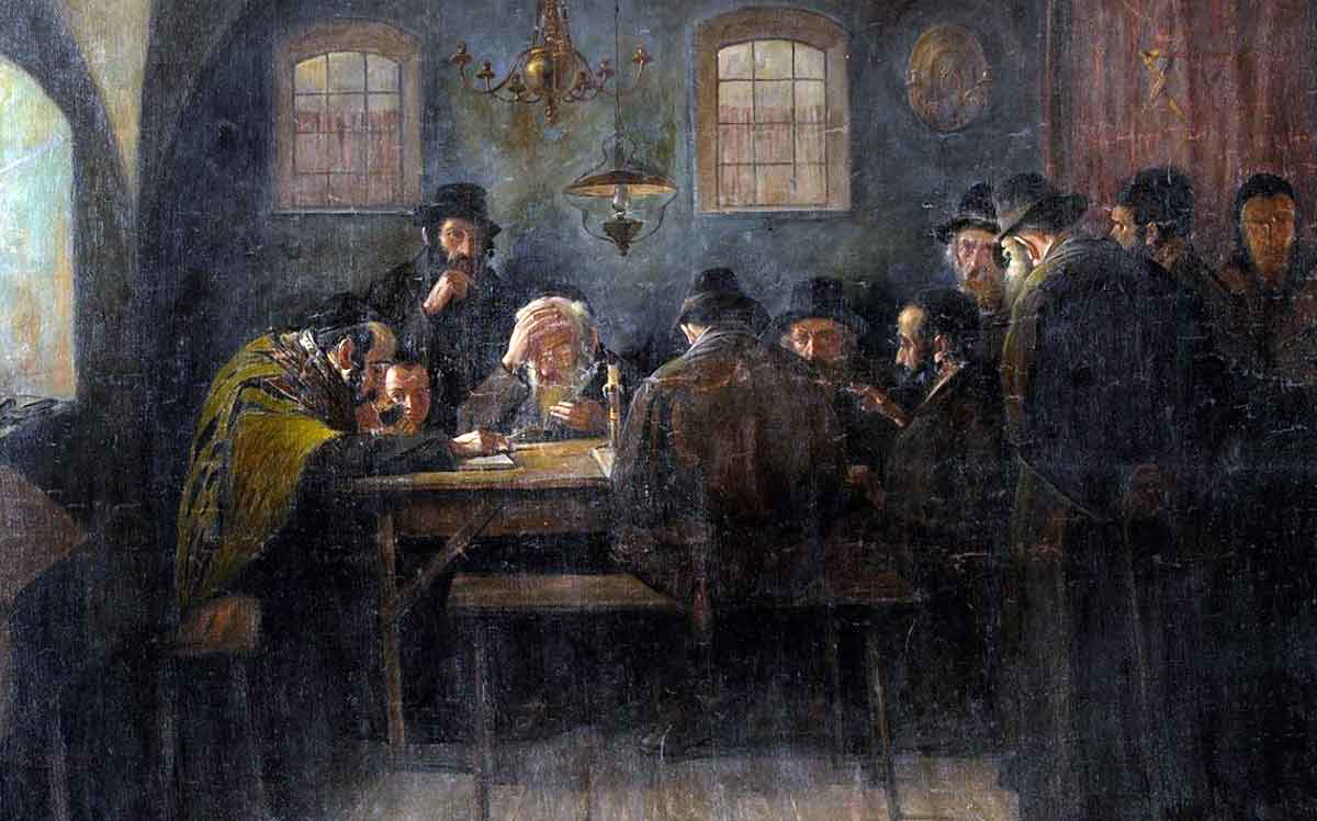 jews studying talmud paris