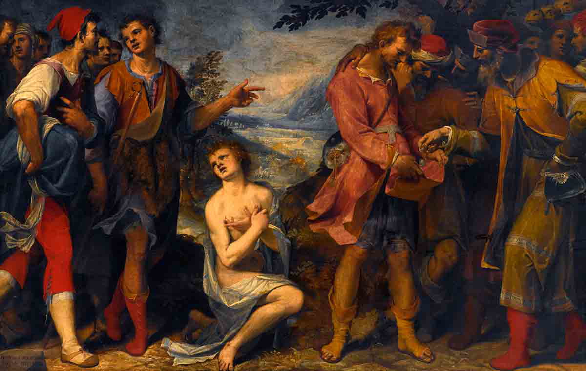 joseph sold into slavery in the bible