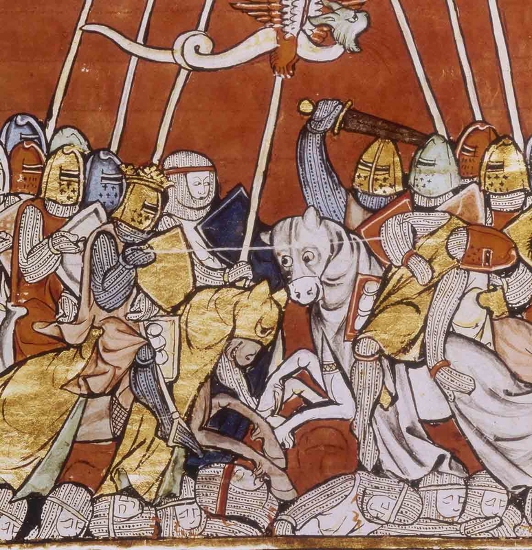 king arthur battle illustration