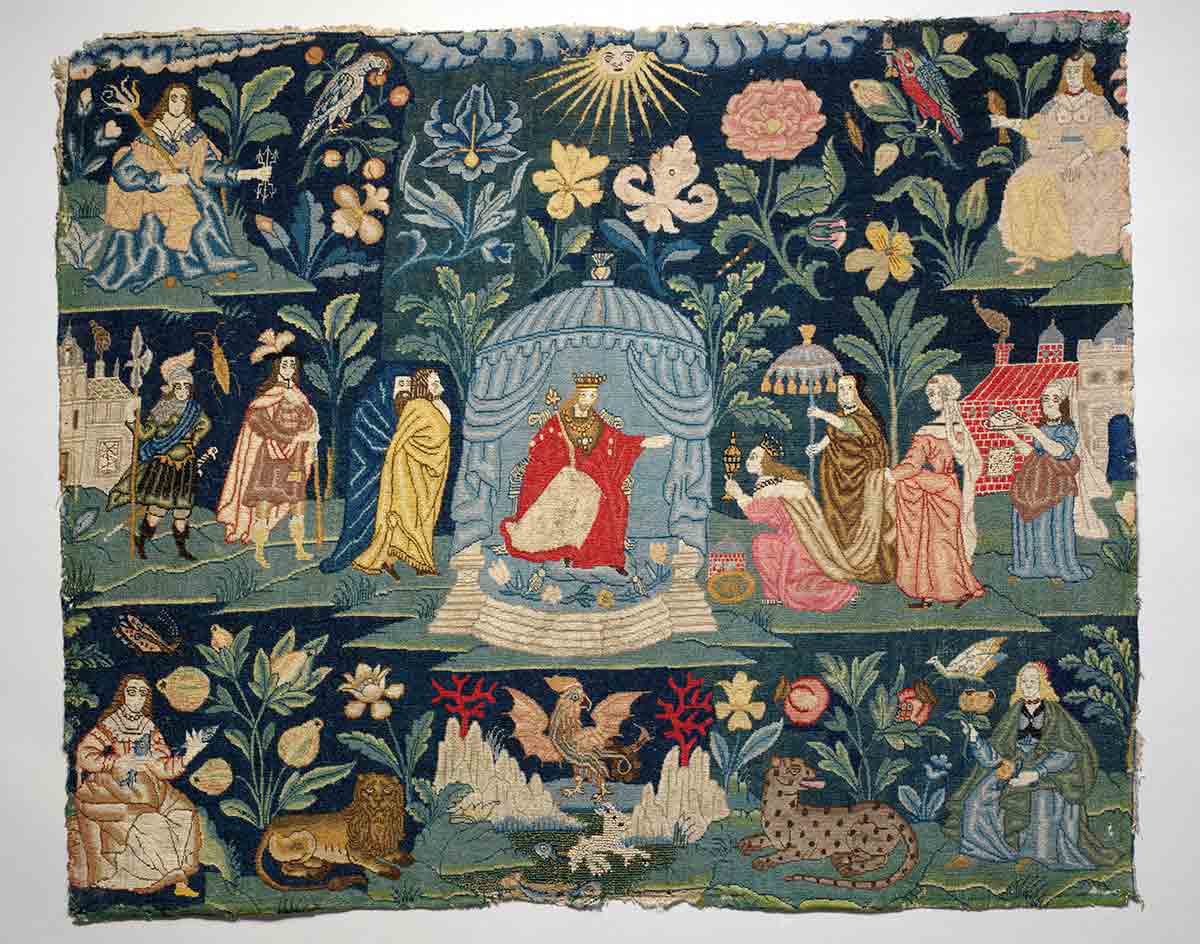 king solomon and sheba tapestry