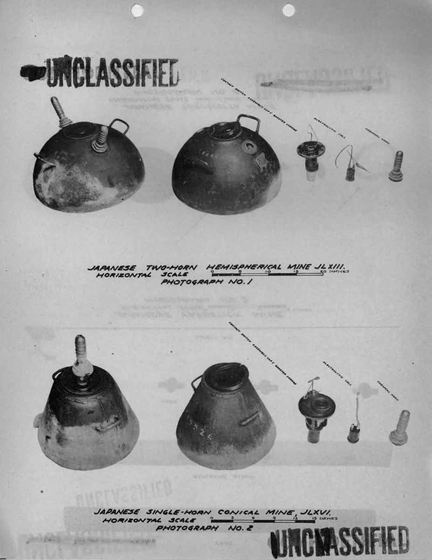 land mines japan world war ii